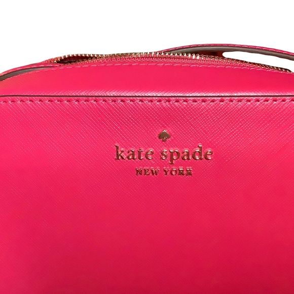 Kate Spade Staci Mini Camera Bag Crossbody, Pink Ruby, NEW WITH TAGS - Picture 11 of 13